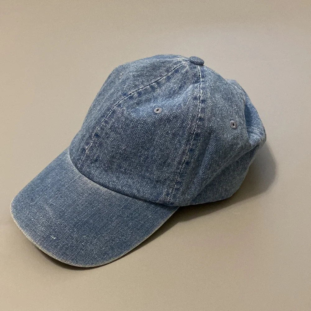 Denim Dad Hat Strapback Cap - Picture 3 of 4